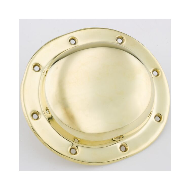 Paughco Brass Derby Cover For Harley Big Twin 1936-1964