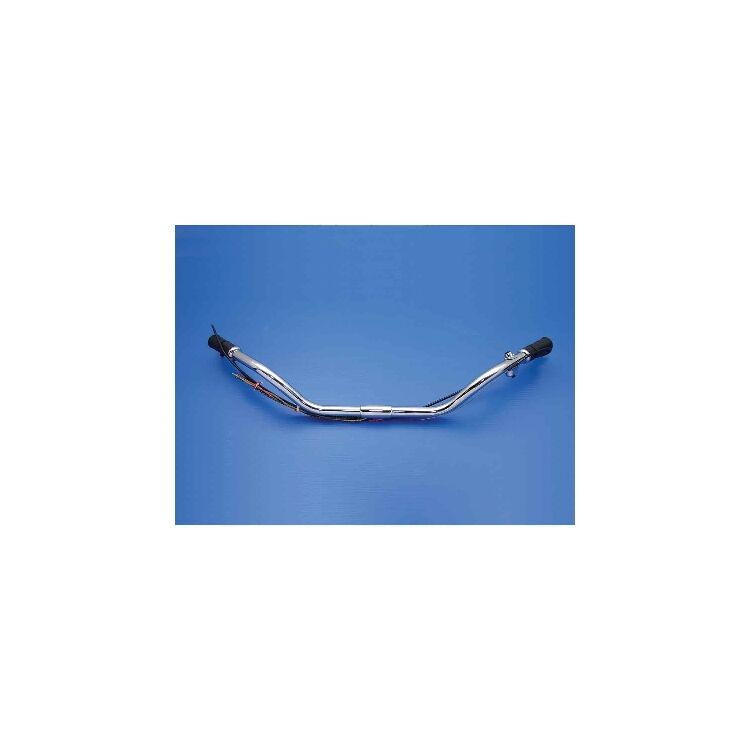 V-Twin Mfg. 1" Chrome 6" 1-Piece Early Glide Handlebar Assembly For Harley FL 1954-1959