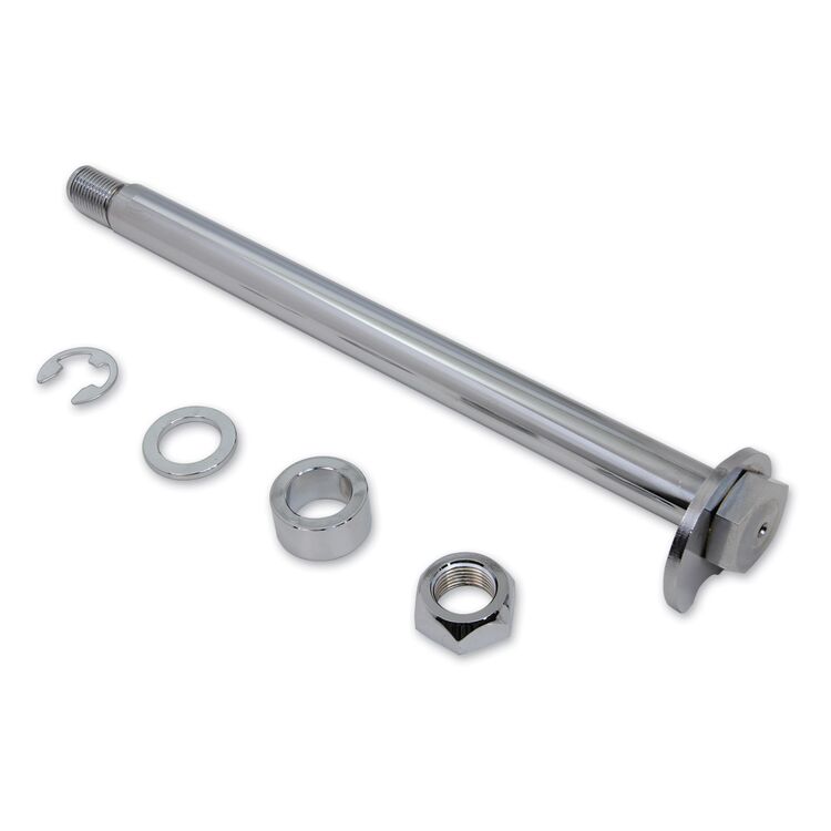 V-Twin Mfg. Chrome Rear Axle Kit For Harley Touring 2009-2013