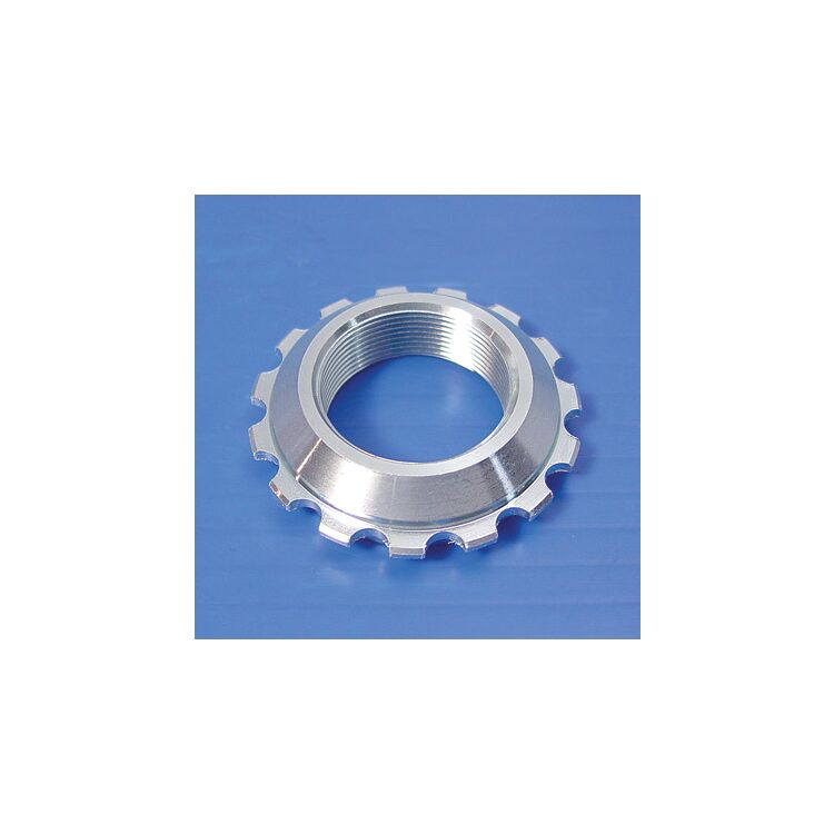 V-Twin Mfg. Steering Stem Bearing Adjusting Nut For Harley Dyna 2007-2017