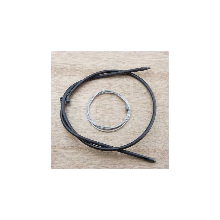 V-Twin Mfg. Inner And Outer Brake Cable Kit For Harley 1930-1957