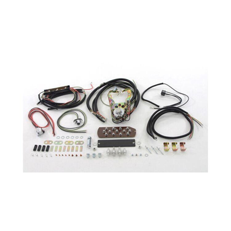 V-Twin Mfg. Wiring Harness / Dash Base Assembly For Harley FL 1962-1964