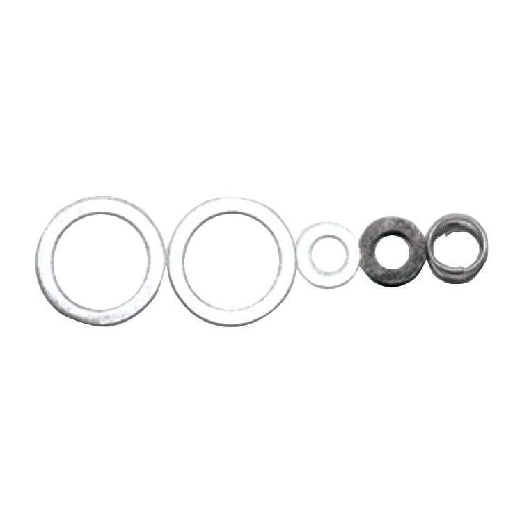 V-Twin Mfg. Fuel Petcock Shut-Off Rod Seal Kit For Harley FL 1941-1965