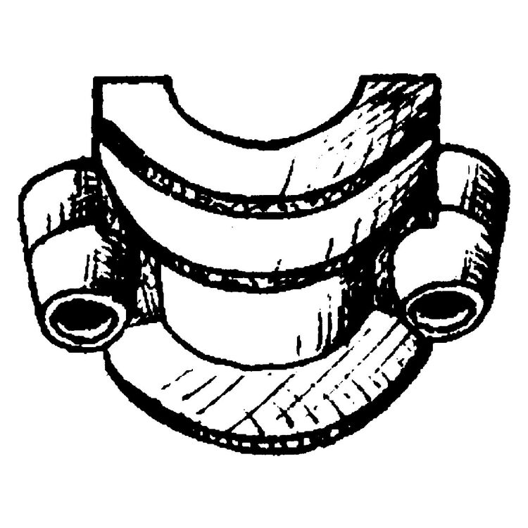 V-Twin Mfg. Axle Pinch Cap For Harley FL 1949-1976