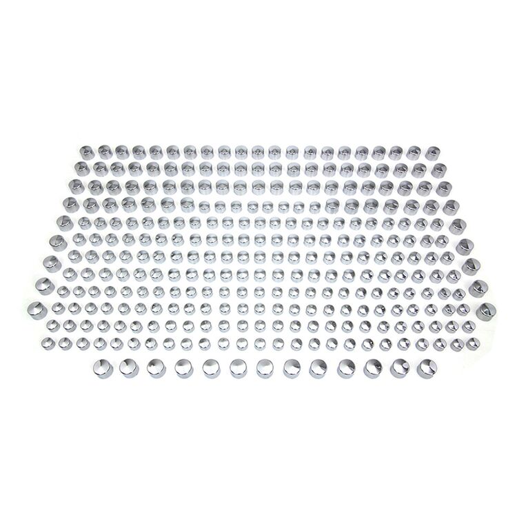 V-Twin Mfg. Chrome Allen Bolt Covers 300 Piece Kit