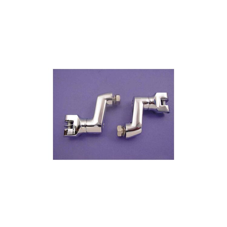 V-Twin Mfg. Chrome Offset Peg Mount