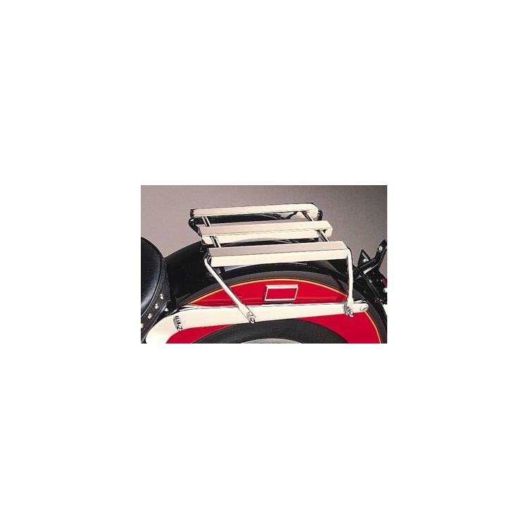 V-Twin Mfg. Chrome Luggage Rack For Harley Softail 1984-2006