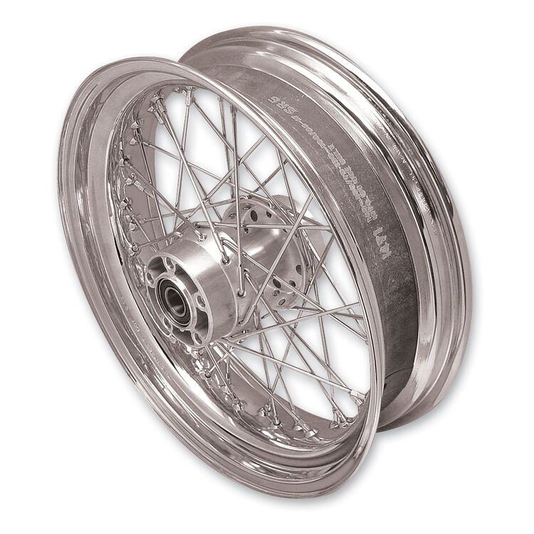 V-Twin Mfg. Replica 40 Spoke Chrome Rear Wheel For Harley Dyna 2006-2007