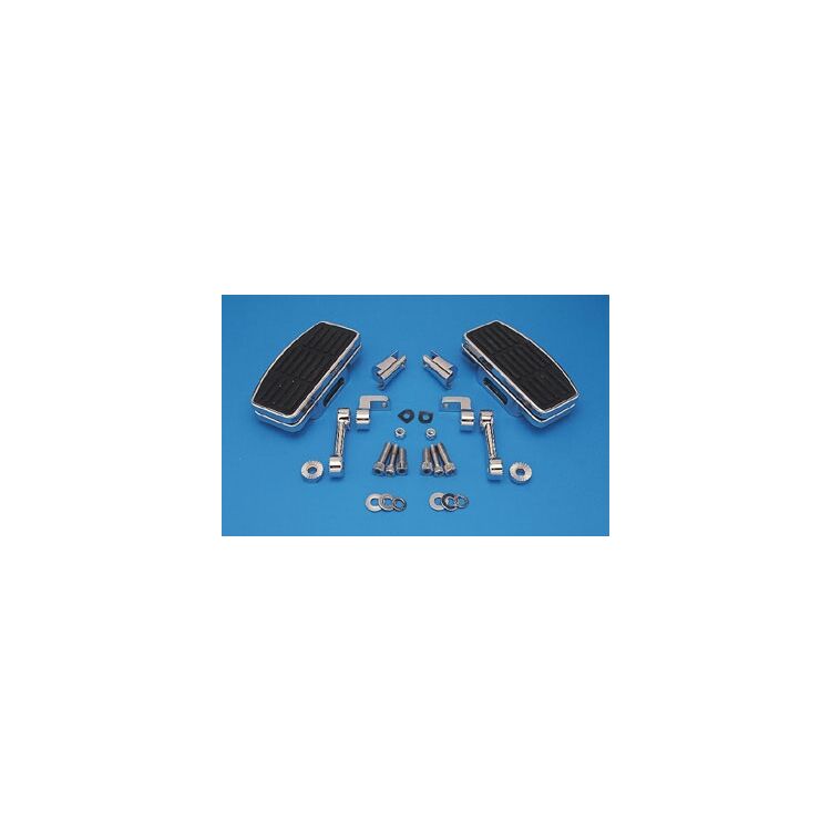 V-Factor Shaker Adjustable Passenger Mini-Floorboard Kit For Harley Softail 1984-1999