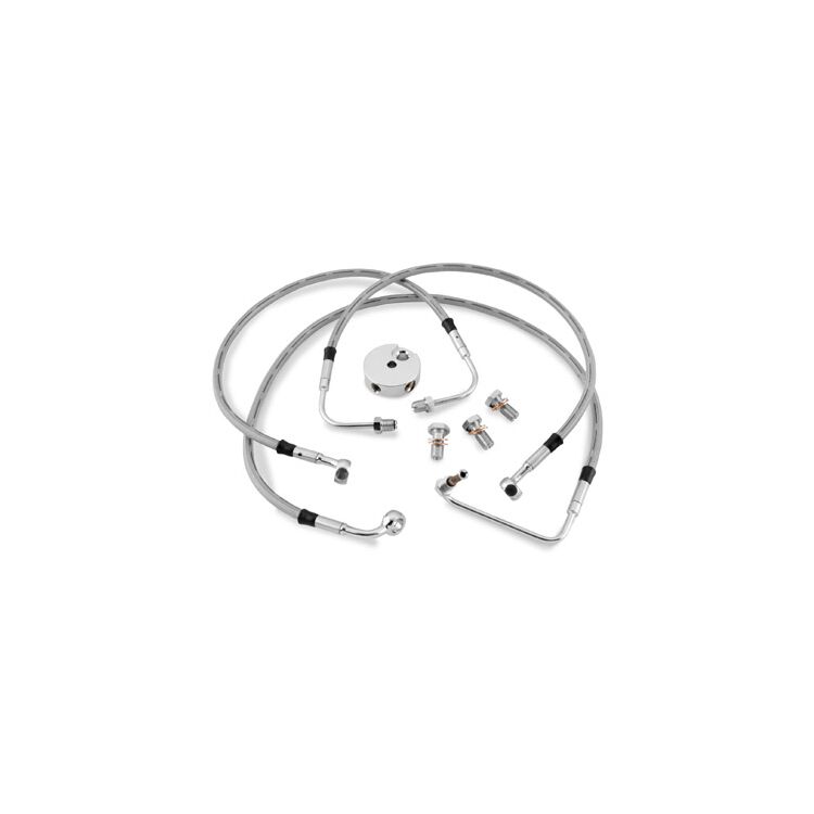 Goodridge OEM-Style DOT Dual Disc Front Brake Line For Harley Touring 2008