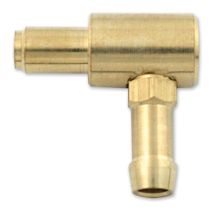 V-Twin Mfg. High Flow Brass Fuel Inlet For All Keihin Carburetors