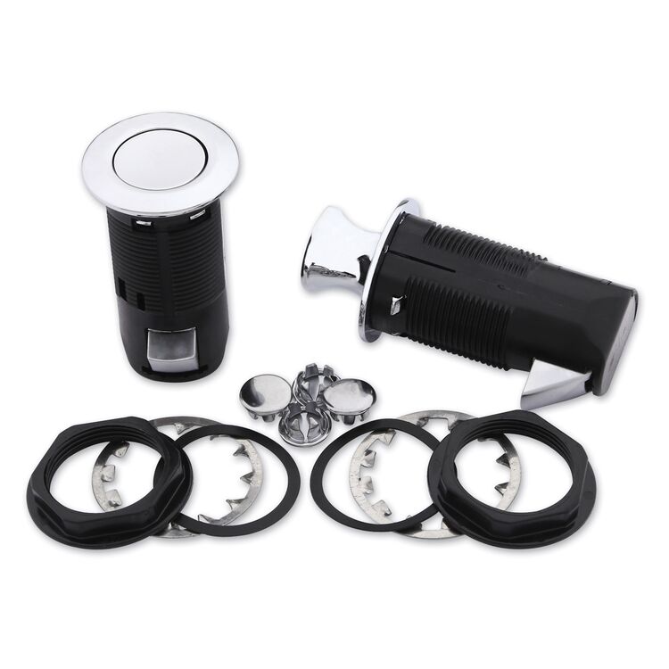 eGlide Goodies Flush Mount Police Saddlebag Latch For Harley Police Models 1986-2013