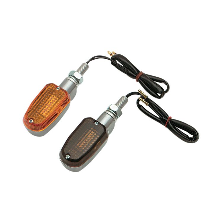 K&S Technologies Aluminum Oblong Marker Lights Amber Lens