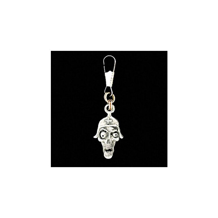 Guardian Bell Skull Helmet Zipper Pull
