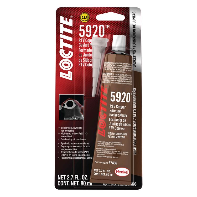 Loctite 920 Copper RTV Silicone 80ml Tube
