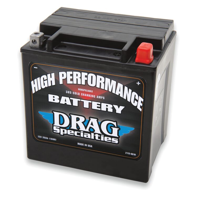 Drag Specialties YIX30L High Performance AGM Battery For Harley Touring 1997-2026