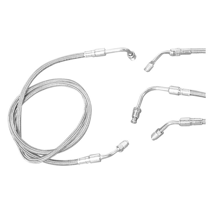 Russell Stainless Rear Brake Line For Harley Touring 1997-2007