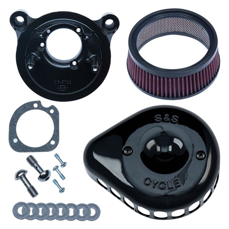 S&S Cycle Mini Teardrop Stealth Air Cleaner For Harley Sportster 1991-2006