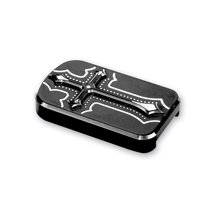 Precision Billet Darkside Brake Pedal Pad For Harley 1982-2025