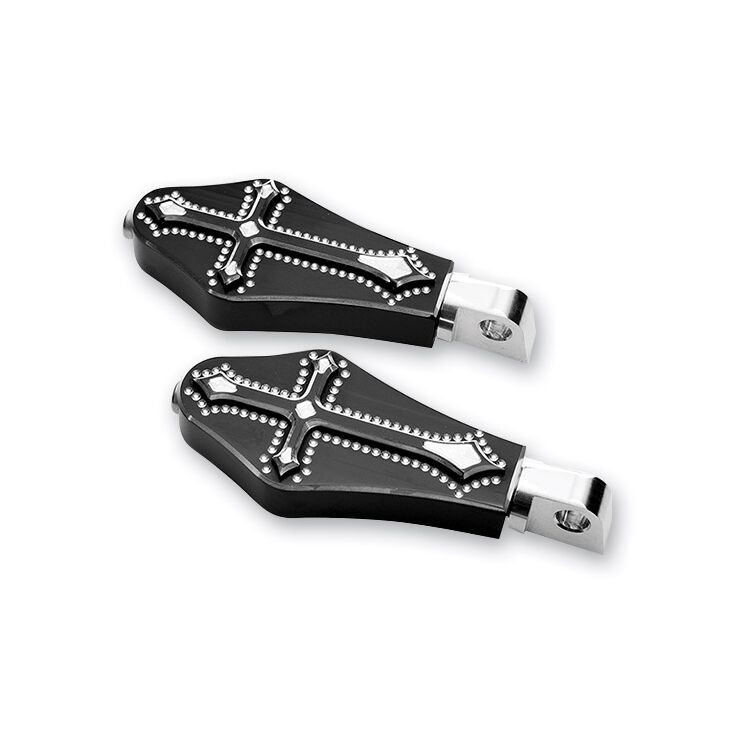 Precision Billet Darkside Footpegs For Harley