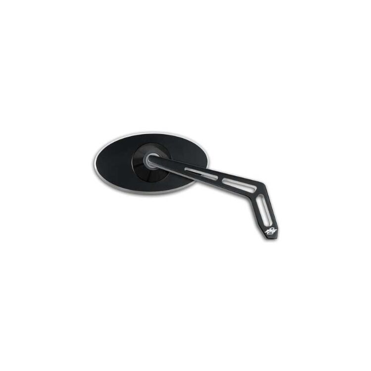 Pro-One Weekend Warrior Cut-Out Stem With Oval Head Black Mirrors