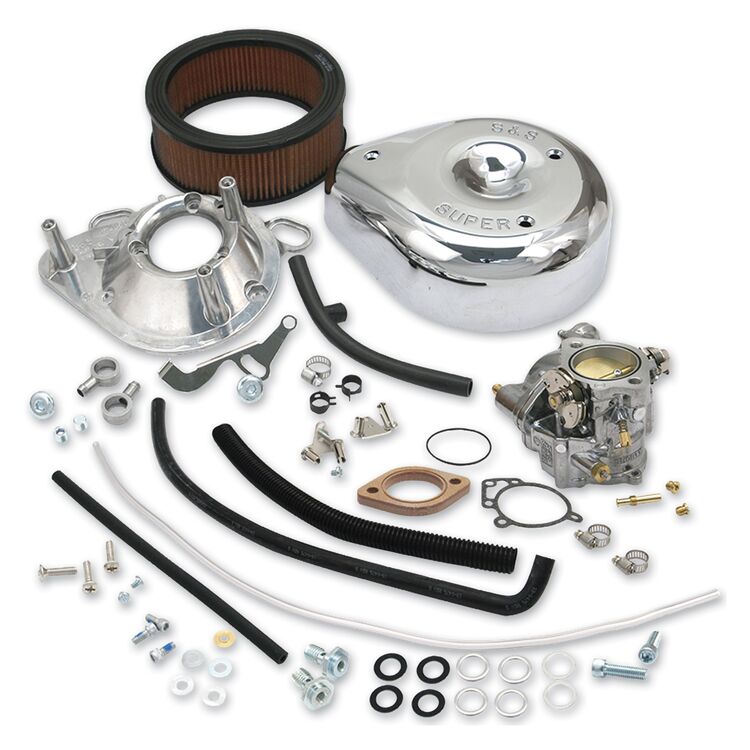 S&S Cycle Super E Partial Carburetor Kit For Harley EVO 1993-2000