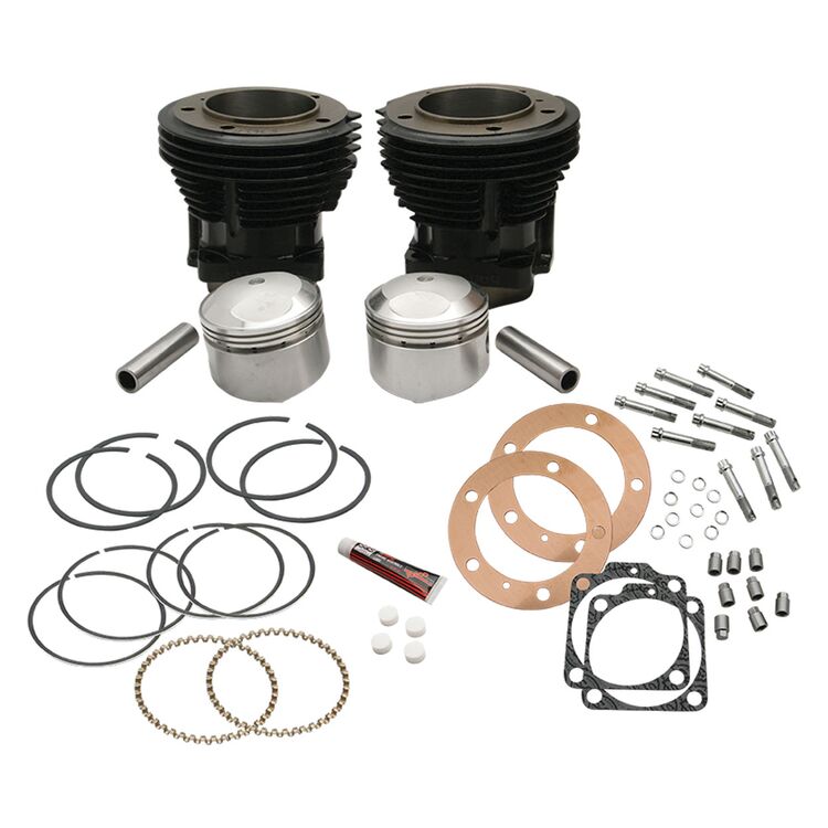 S&S Cycle 96" Big Bore Cylinders And Piston Kit For Harley Shovelhead 1966-1984