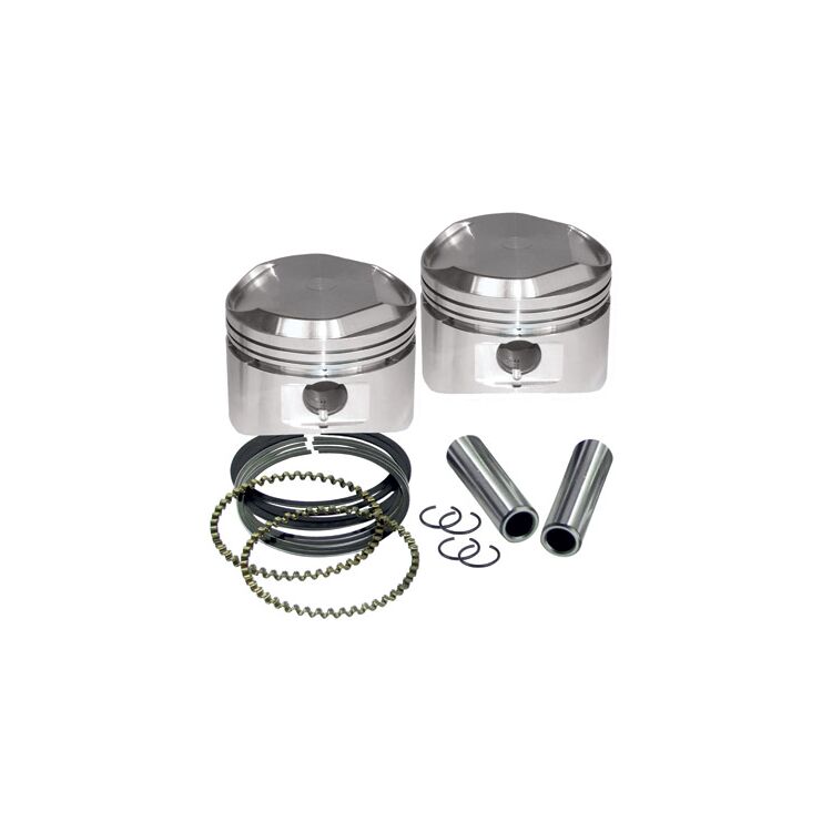 S&S Cycle Piston Kit 3.5" Bore .020 For Ironhead Sportster