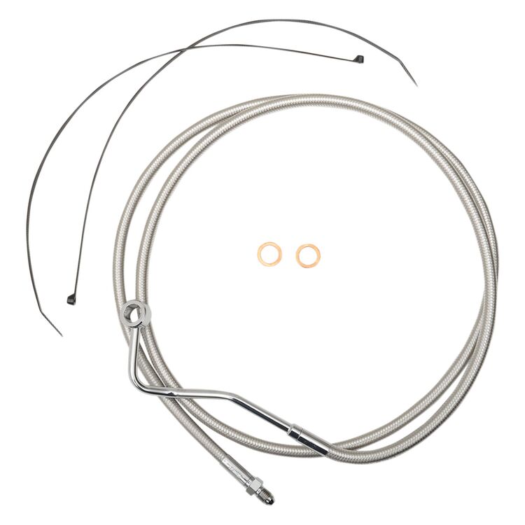 Magnum Designer Series Mid Brake Line Kit For Harley w/ABS 2014-2025