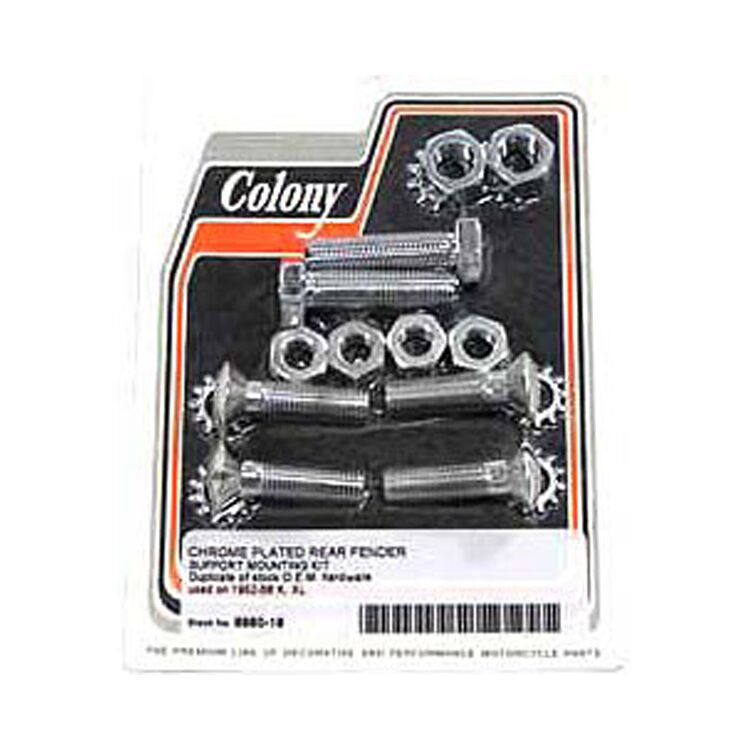 Colony Rear Fender Support Mounting Kit For Harley K / XL 1952-1958