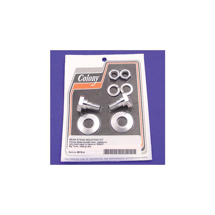 Colony Rear Frame Stand Mounting Kit For Harley E / F / WL 1938-1957