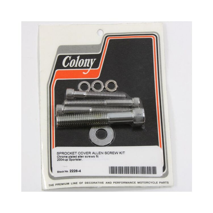 Colony Sprocket Cover Screw Kit For Harley Sportster 2003-2022