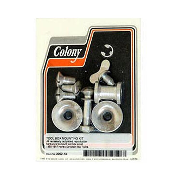 Colony Tool Box Mounting Kit For Harley FL 1955-1957
