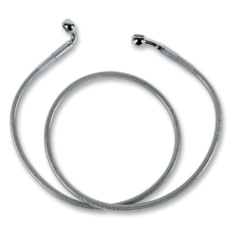 Drag Specialties Standard Length Front Brake Line Kit For Harley FLSTC/F/N 1987-1999