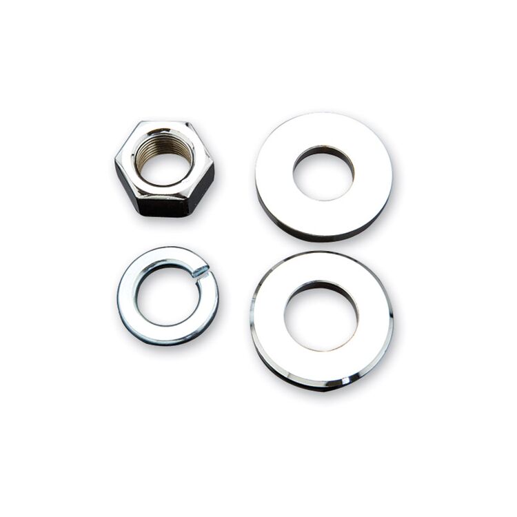 Colony 3/4" Rear Axle Nut And Washer Kit For Harley Big Twin / Sportster 