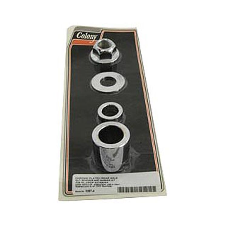 Colony Rear Axle Hardware And Nut Kit For Harley Sportster 2005-2007