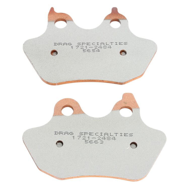 Drag Specialties Premium Sintered Metal Brake Pads For Harley FXSTB / C FLSTF 2006-2007