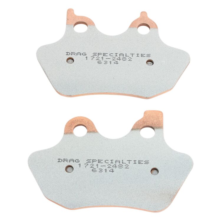 Drag Specialties Premium Sintered Metal Brake Pads For Harley Big Twin 2005-2007