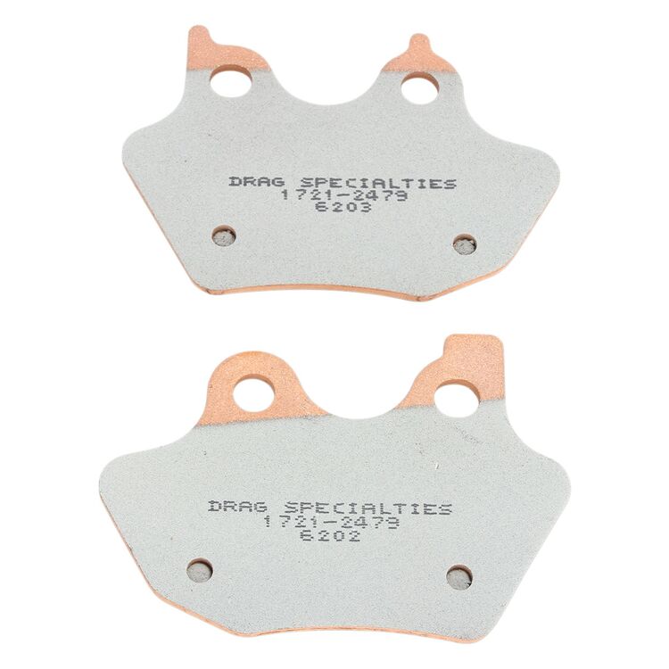 Drag Specialties Premium Sintered Metal Brake Pads For Harley 2000-2004