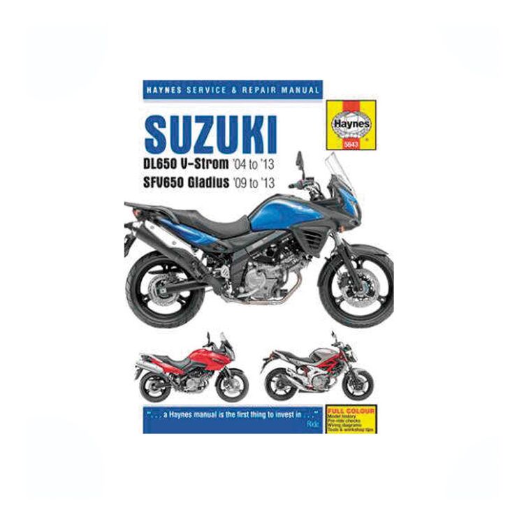 Haynes Manuals Suzuki V-Strom 650 / SFV650 Gladius 2004-2016 Repair Manual
