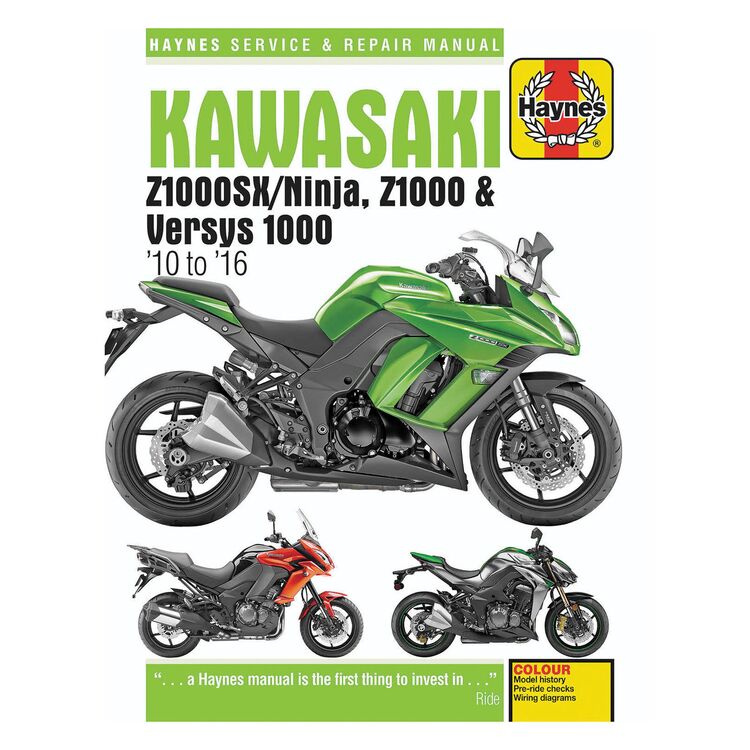 Haynes Manuals Kawasaki Ninja 1000 / Versys 1000 / Z1000 2011-2019 Repair Manual