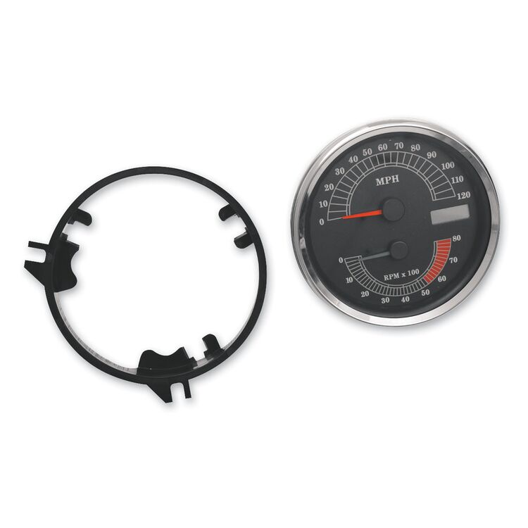 Drag Specialties Combination Speedometer And Tachometer Kit For Harley Big Twin 1996-2003