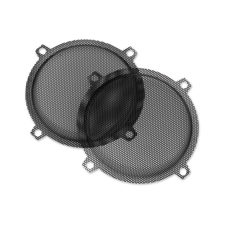 Hawg Wired Punched Steel Mesh Speaker Grills For Harley Touring / Trike 1996-2013