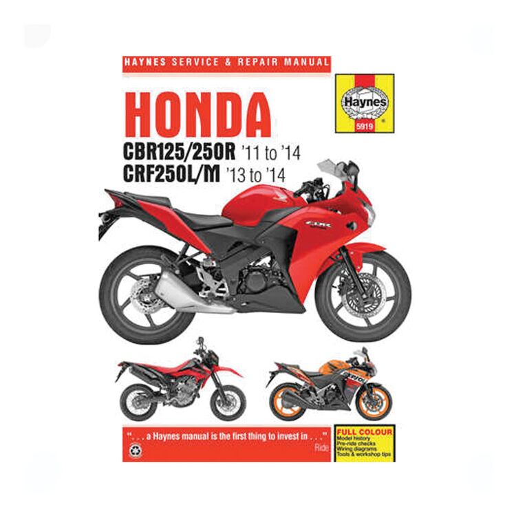 Haynes Manuals Honda CBR250R 2011-2014 Repair Manual