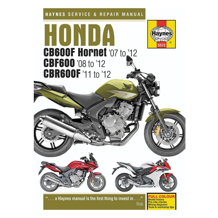 Haynes Manuals Honda CB600 Hornet/CBF600/CBR600 F Repair Manual