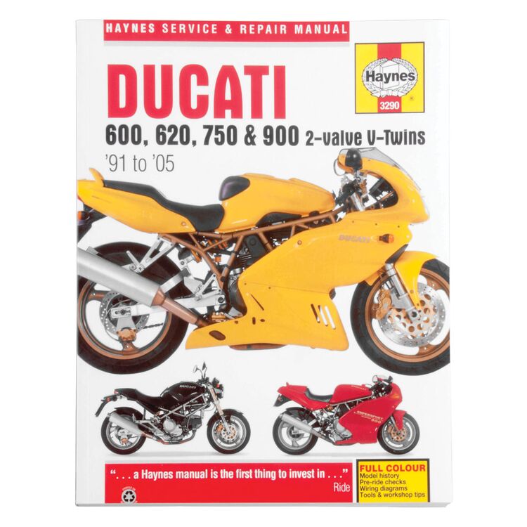 Haynes Manuals Ducati 620 / 750 / 900 1991-2006 Repair Manual