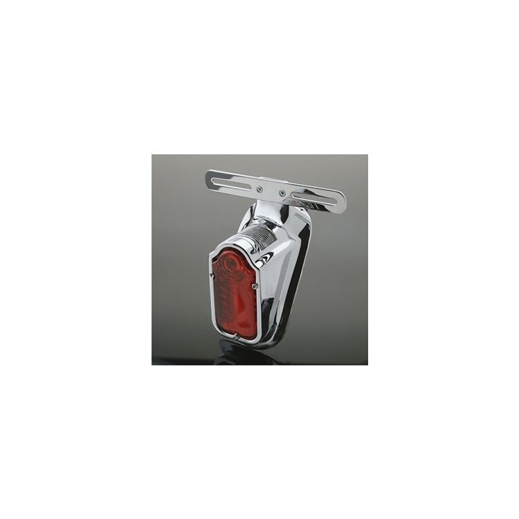 J&P Cycles Tombstone Taillight With LED Elements For Harley FL EL UL 1941-1954