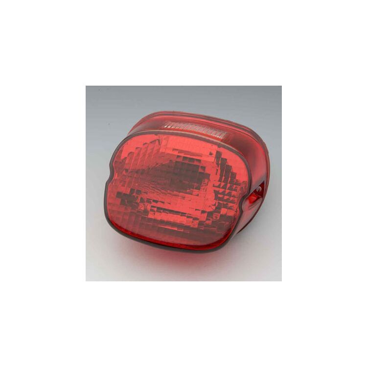J&P Cycles Laydown Taillight Lens For Harley FLH / FX / XL 2003-2016