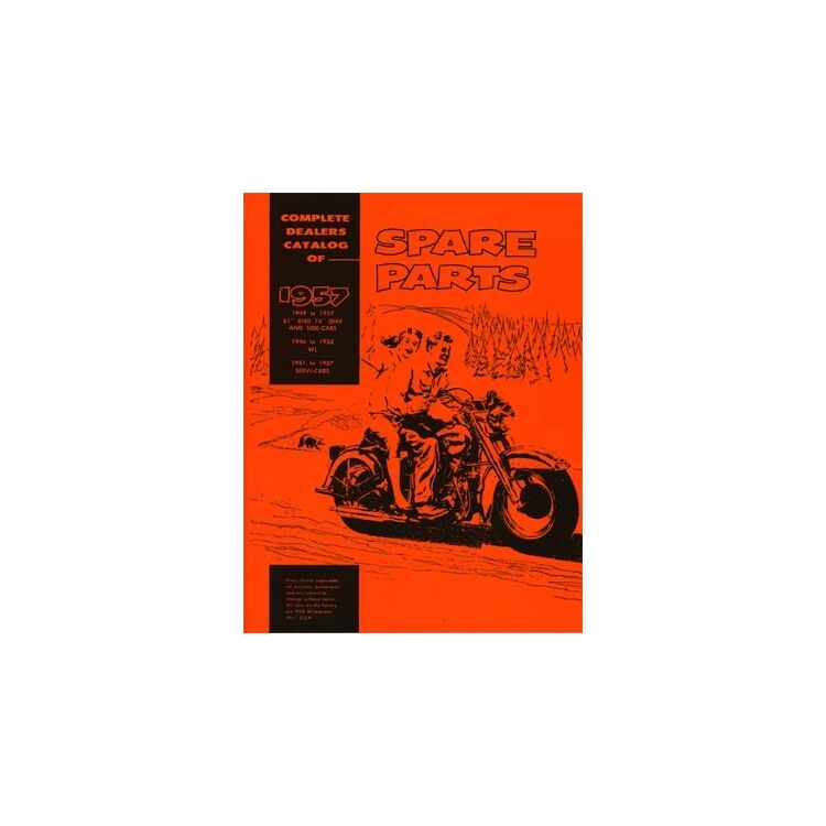 V-Twin Mfg. Spare Parts Book For Harley 1949-1957