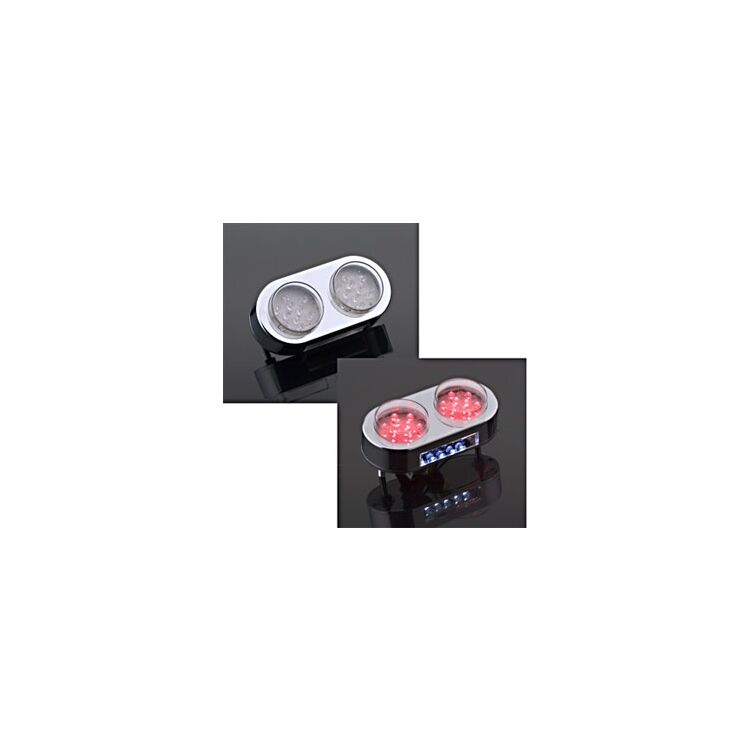 J&P Cycles Dual Round LED Taillight